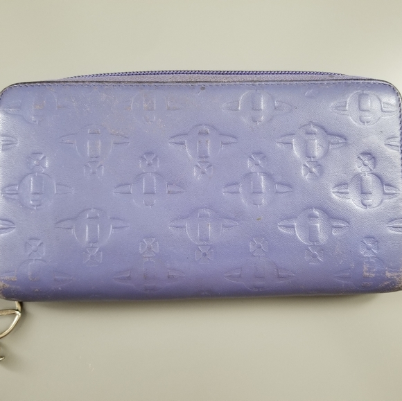 VIVIENNE WESTWOOD Beautiful Vintage Classic Zippy compact wallet/Italy - Picture 11 of 15